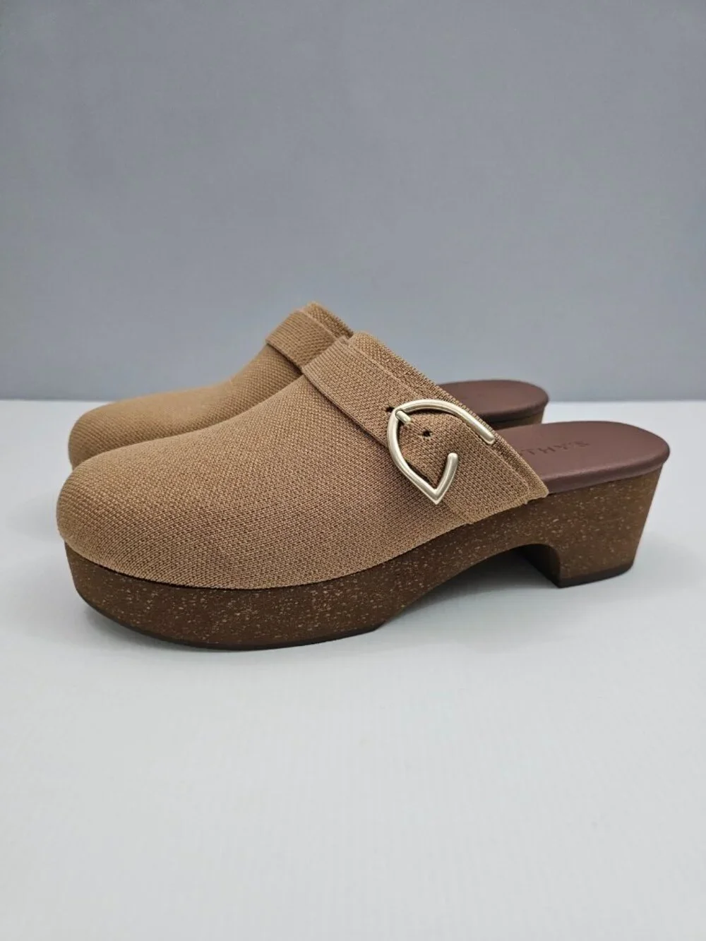 Rothy's The Classic Clog Platform Mule Womens 10 Butternut Knit Slip On Comfort - Picture 14 of 14